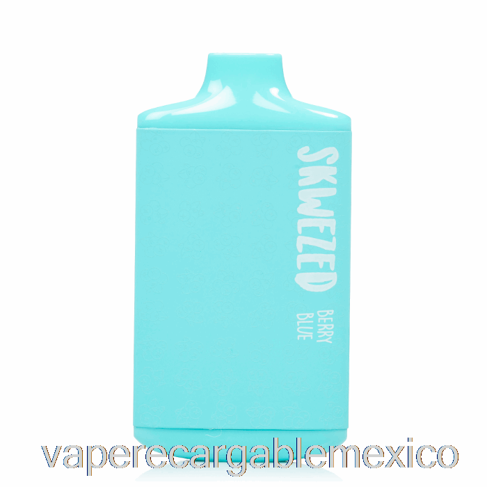 Vape Recargable Skwezed 5k Desechable Baya Azul